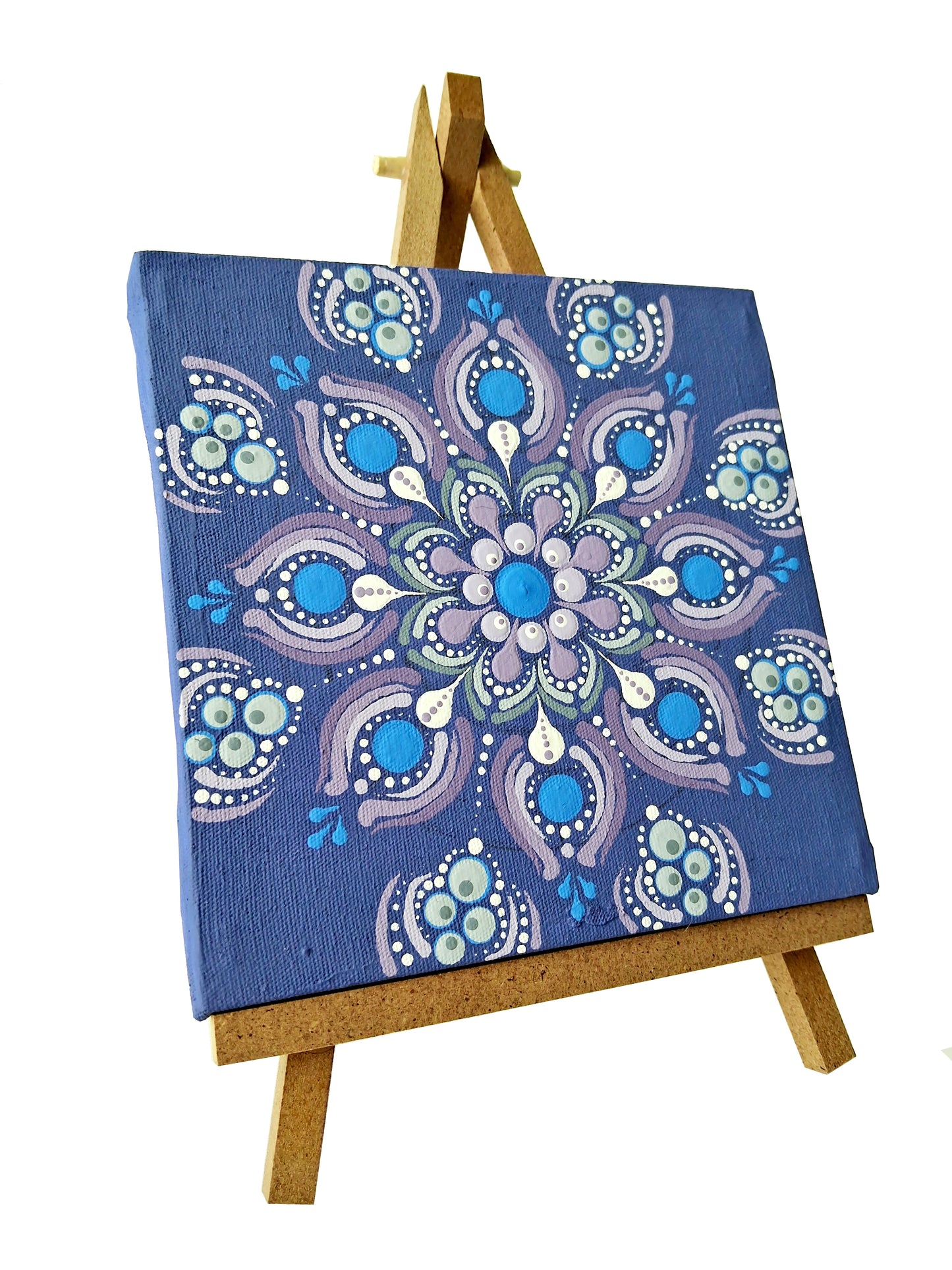Hand painted small Mandala on Canvas